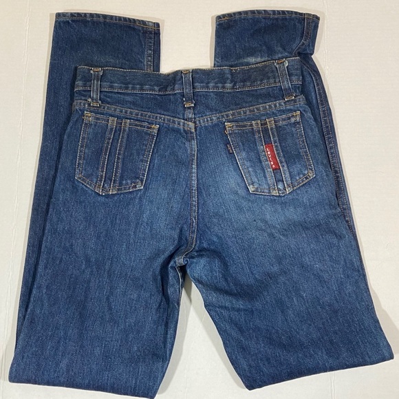 Vtg Levis Big E Blue Label Jeans Straight Leg - Picture 9 of 10